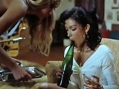 Girls Lesbian Play With The Bottle Of Champagne Porn 21