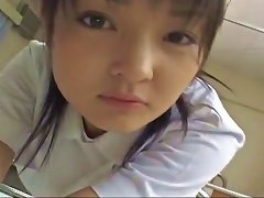 Miku Hoshino Nurse Sucks Dildo She Fucks With